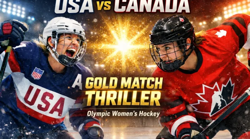 USA Women’s Hockey Dominates Olympic Stage | USA vs Canada Gold Match Thriller
