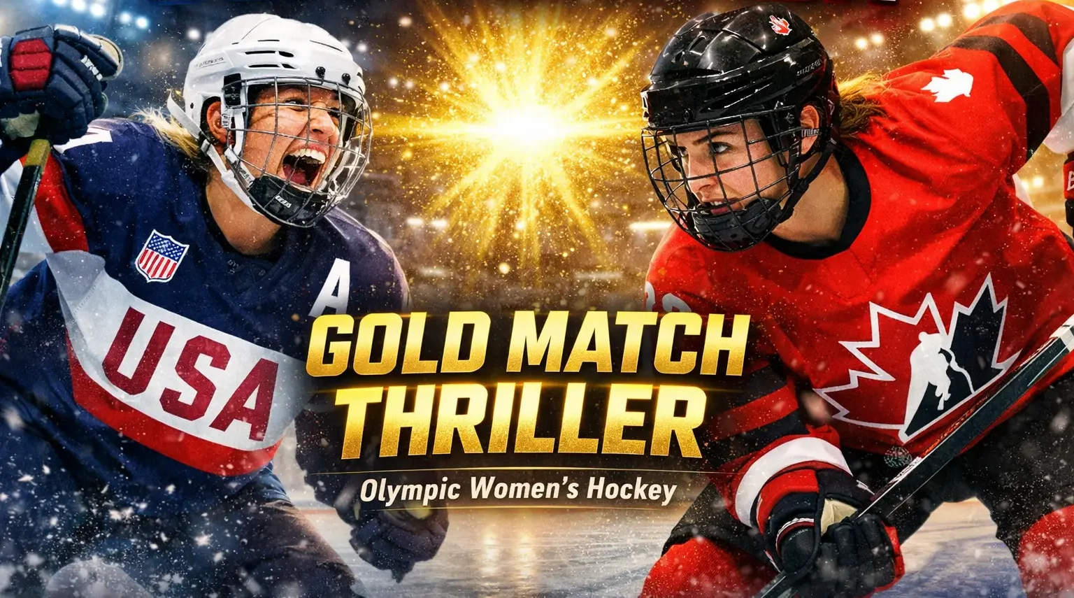 USA Women’s Hockey Dominates Olympic Stage | USA vs Canada Gold Match Thriller